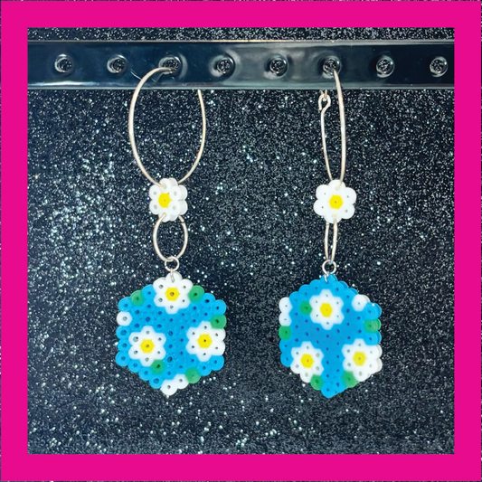 Floral hexagon